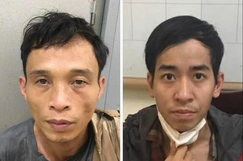 Bắt quả tang 2 tên trộm vác gần nửa tấn sắt lúc nửa đêm