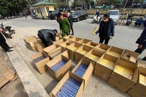 Liên tiếp bắt giữ các vụ vận chuyển thuốc lá nhập lậu