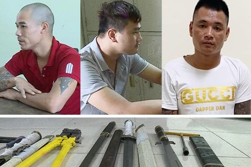 Khám nhà đối tượng Công 'đen' thu nhiều ma túy và hung khí