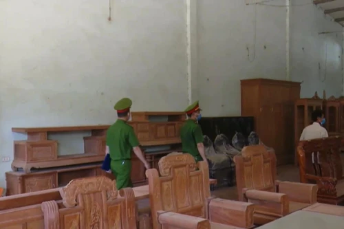 [Ảnh] Công an huyện Thạch Thất thực hiện cao điểm tuyên truyền phòng cháy, chữa cháy