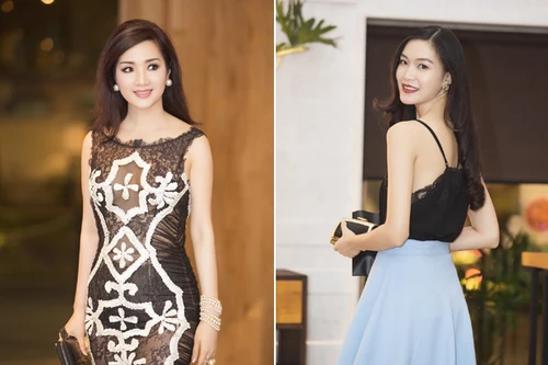 Hoa hậu Giáng My, Thuỳ Dung khoe sắc tại sự kiện thời trang
