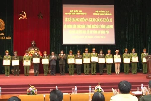 Bồi dưỡng kiến thức quản lý Nhà nước và kỹ năng lãnh đạo chỉ huy CATP