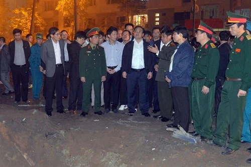 Vụ nổ ở khu đô thị Văn Phú: Di dời 4 hộ gia đình bị ảnh hưởng