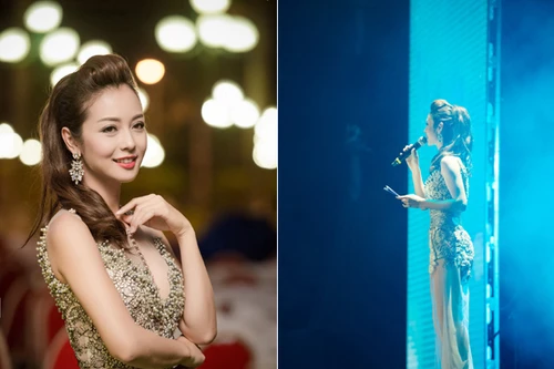 Jennifer Phạm diện đầm xuyên thấu, khoe chân dài gợi cảm