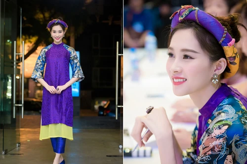 Hoa hậu Đặng Thu Thảo nổi bật trên "ghế nóng"