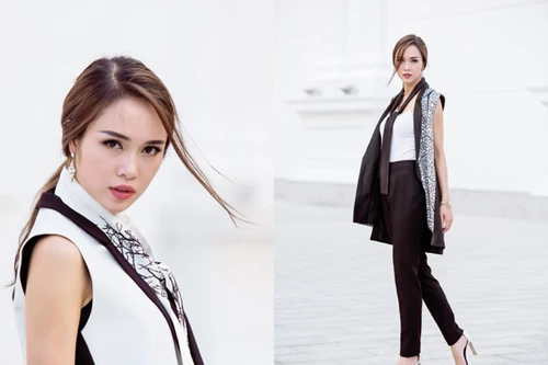 Bị Xuân Lê "quây kín", Vũ Ngọc Anh vẫn đẹp nổi bật