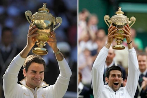 Federer nhận những lời “có cánh” từ Djokovic trước thềm chung kết Wimbledon 2014