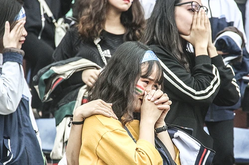 Những khoảnh khắc xúc động đặc biệt tại chung kết Giải bóng đá học sinh THPT Hà Nội - Báo ANTĐ 2017