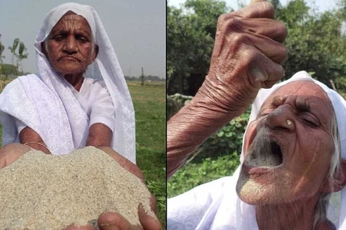 Lão bà 60 năm ăn cát, sỏi