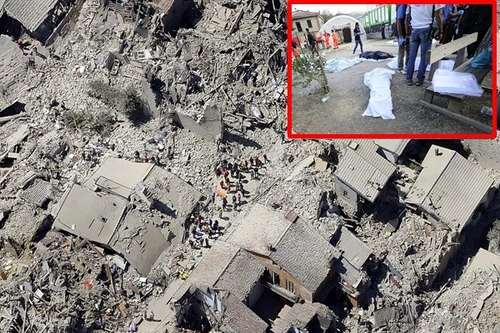 Động đất Italy: 160 người chết, thi thể rải trắng trong công viên