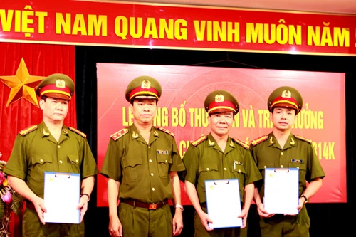 Trao thưởng các đơn vị khám phá chuyên án lừa đảo tại Công ty Khải Thái