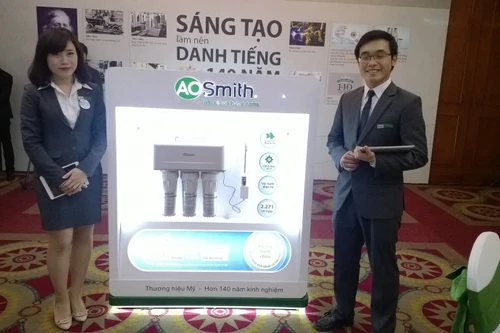 Máy lọc nước A.O.Smith ra mắt tại thị trường Việt Nam