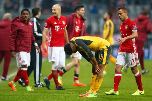 Arsenal tái lập "thành tích tồi tệ" tại Champions League