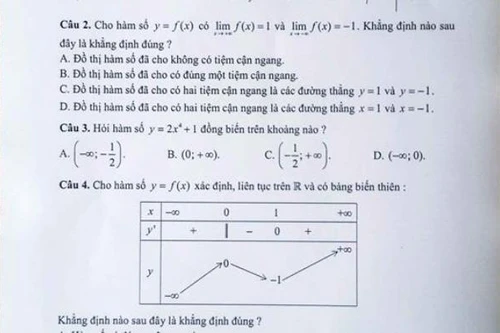Kỳ thi THPT quốc gia 2017: Công bố 14 đề thi minh họa 