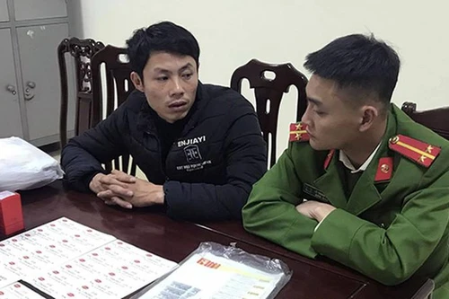 Nam thanh niên làm sơn giả thu lợi hàng trăm triệu đồng