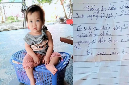 Tìm người thân cho bé gái bị bỏ rơi kèm lời nhắn nhờ nuôi hộ