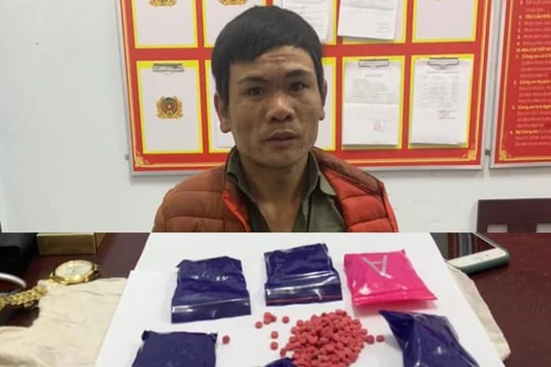 Con nghiện sa lưới cùng 1.400 viên ma túy