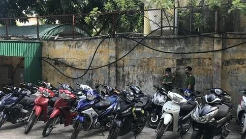 Ổ nhóm gây ra 35 vụ trộm xe máy sa lưới