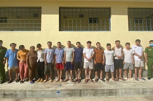 Bắt giữ 18 đối tượng trong đường dây đánh bạc 40 tỷ đồng