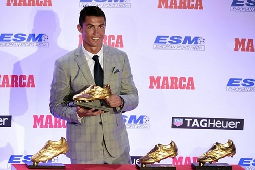 Ronaldo lập kỷ lục Chiếc giày vàng