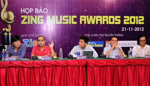 Miễn phí bình chọn Zing Music Awards 2012 