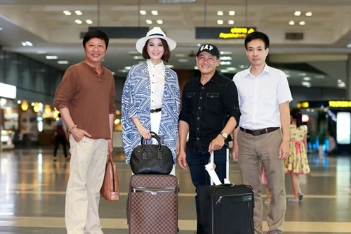 MC Thanh Mai "tất tả" ra Hà Nội chấm thi Hoa hậu Hoàn Vũ Việt Nam