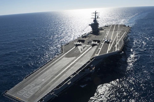 Tàu sân bay đắt nhất thế giới gia nhập hải quân Mỹ vào tháng 9-2016