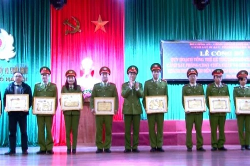 Công bố hệ thống cơ sở của lực lượng CS PCCC TP Hà Nội