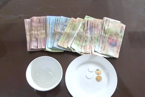 Bắt quả tang ổ bạc dưới hình thức xóc đĩa