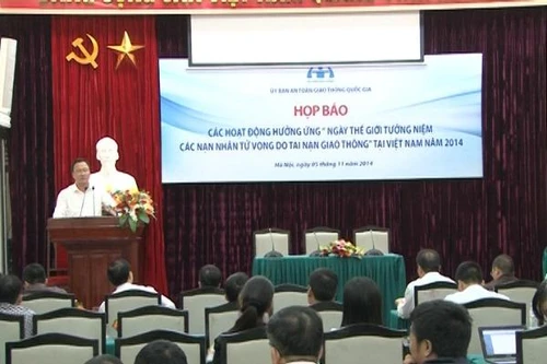 Công bố các hoạt động tưởng niệm nạn nhân tử vong vì TNGT