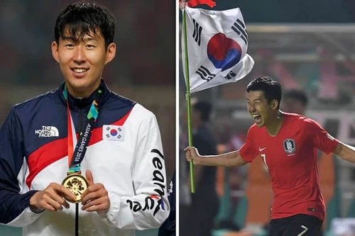 [ẢNH] Son Heung-min và dàn sao Hàn Quốc hí hửng nhận HCV, thoát nghĩa vụ quân sự