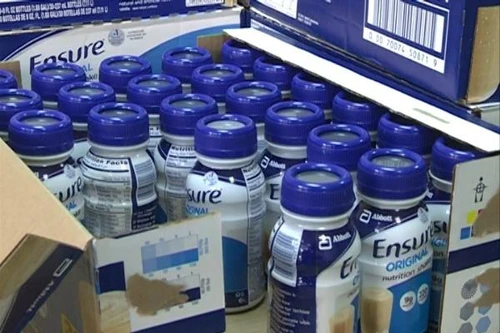 Phát hiện một lô sữa Ensure nhập lậu