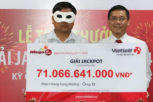 Chủ nhân giải xổ số độc đắc 71 tỷ đồng ở Quảng Ngãi