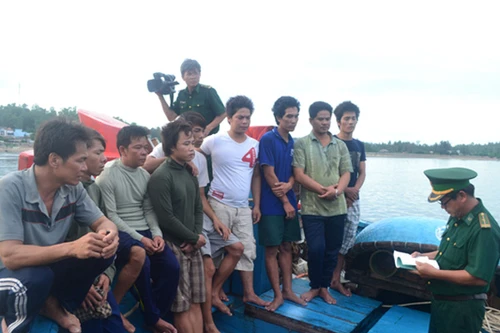 Quảng Ngãi: 11 ngư dân đã được cứu vớt kịp thời