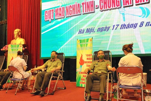 Câu lạc bộ phản ứng nhanh hiến máu tình nguyện Công an Thủ đô