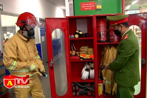 Phòng ngừa cháy, nổ tại siêu thị, trung tâm thương mại dịp Tết