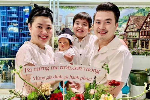 Diễn viên Lê Khánh sinh con thứ hai ở tuổi 40 