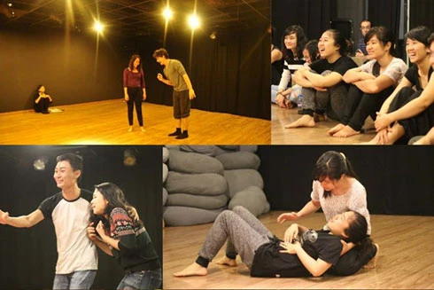 Giới trẻ hào hứng diễn kịch ứng tác