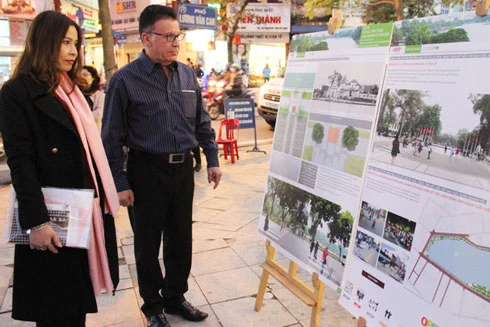 Lấy ý kiến để cải tạo tổng thể khu vực hồ Gươm