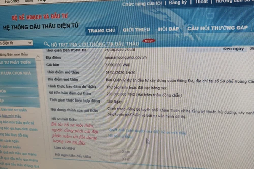 Có hay không việc doanh nghiệp bị cản trở khi mua hồ sơ thầu ở quận Đống Đa?