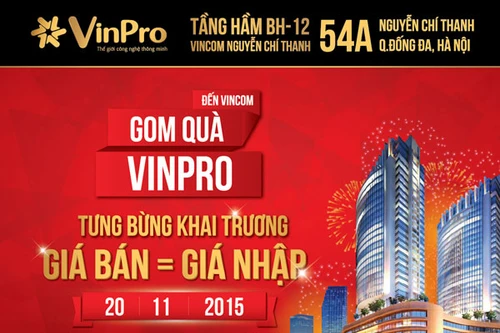 Mua hàng VinPro Nguyễn Chí Thanh, nghỉ dưỡng Vinpearl