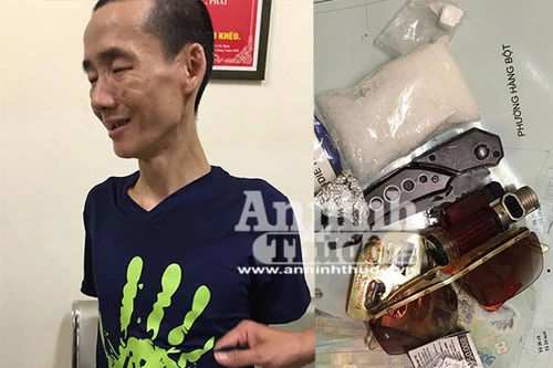 Vừa ra tù lại bị "141" bắt vì tàng trữ "hàng trắng"