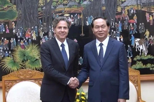 Đại tướng Trần Đại Quang tiếp Thứ trưởng thứ nhất Bộ Ngoại giao Hoa Kỳ 