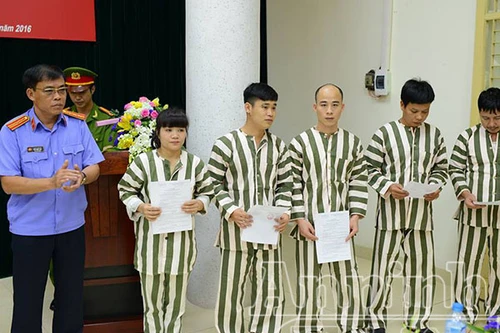 101 phạm nhân tại Hà Nội được giảm án, tha tù trước thời hạn