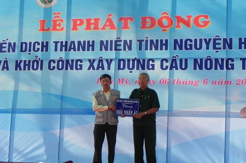 Cienco 4 xây dựng 10 căn nhà Nhân Ái tại tỉnh Bình Định