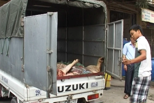 Kinh hoàng thịt lợn bệnh "biến" thành ruốc và mắm tép