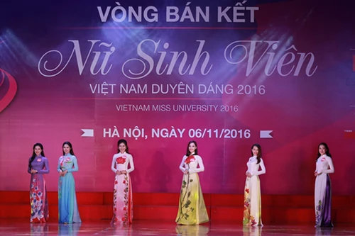 10 thí sinh miền Bắc vào vòng Chung kết "Nữ sinh viên Việt Nam duyên dáng 2016"
