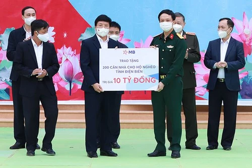 MB hỗ trợ kinh phí xây dựng 200 căn nhà cho người nghèo tại Điện Biên