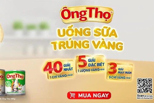 Mừng giai đoạn “bình thường mới”, người tiêu dùng nhân đôi niềm vui khi trúng 1 lượng vàng từ chương trình “Uống sữa Ông Thọ, trúng vàng”
