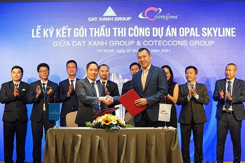 Tập đoàn Đất Xanh và Coteccons bắt tay xây dựng dự án Opal Skyline